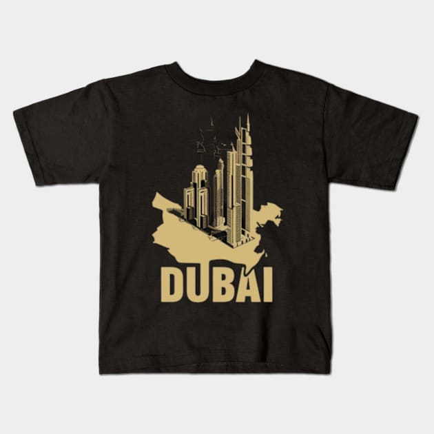 Dubai Kids T-Shirt by TshirtMA